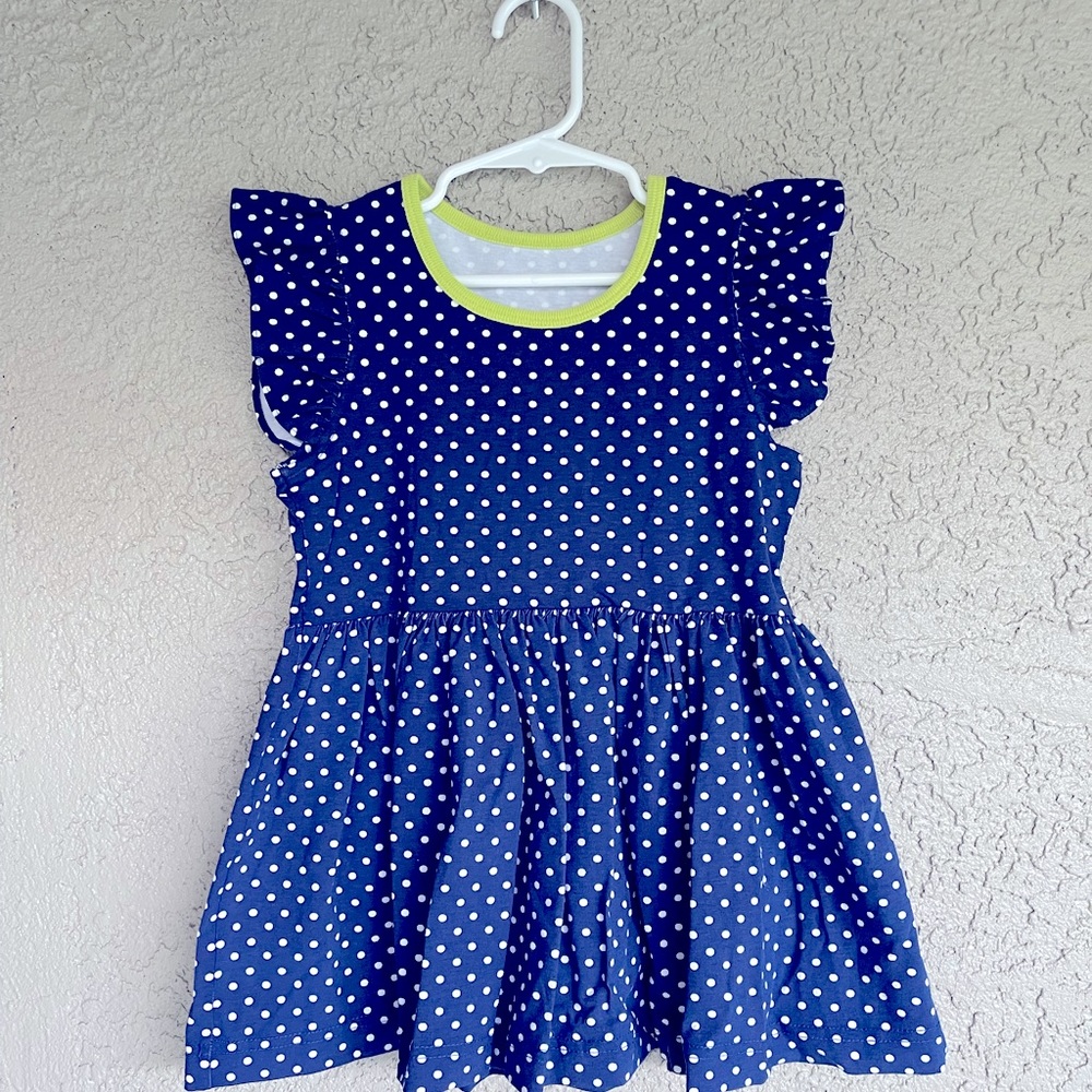 EUC Kelly’s Kids Navy Blue Babydoll Tunic size 5-6